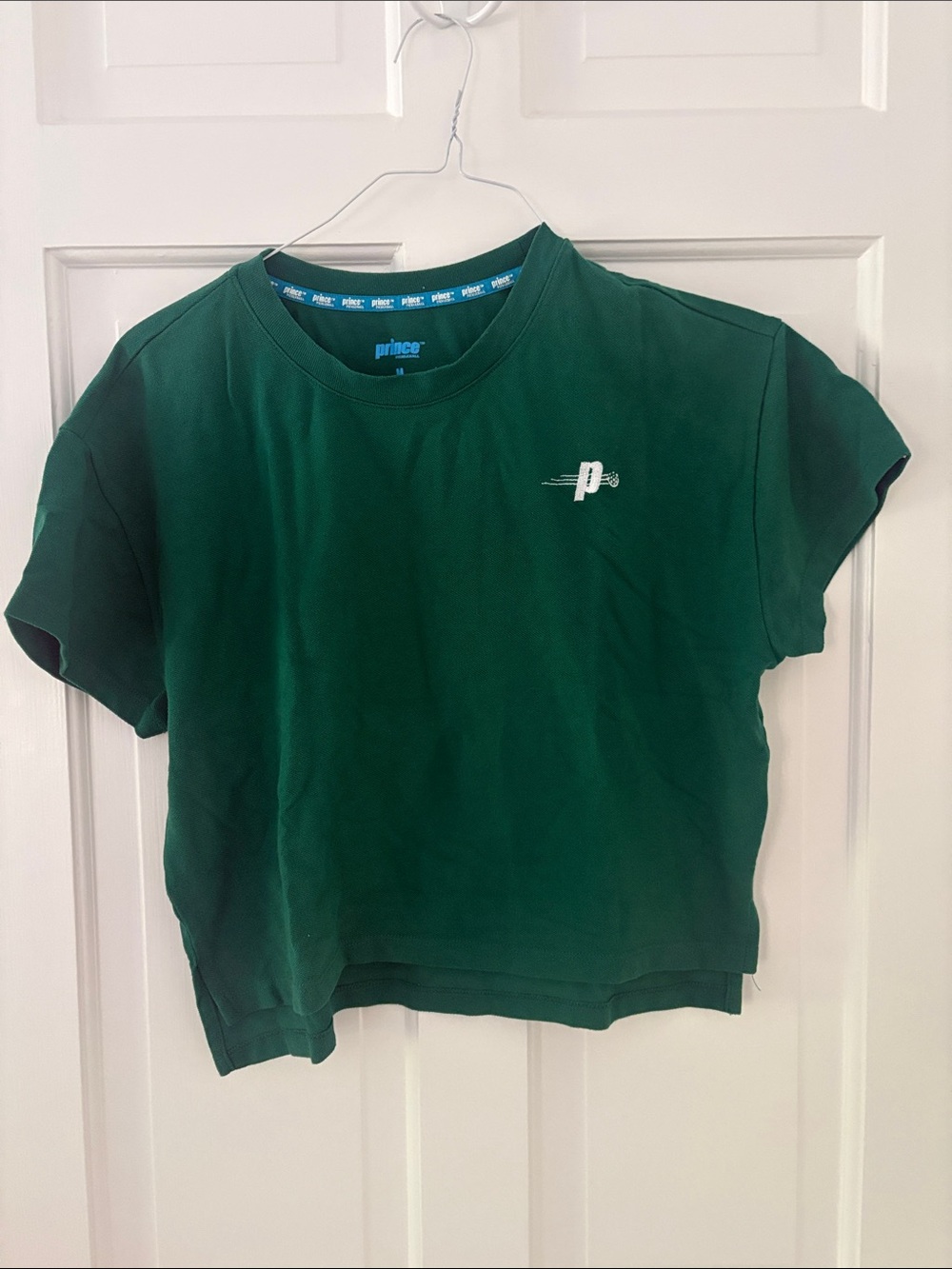 Prince Green Short Tee with Chest Logo